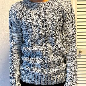 Cable knit sweater